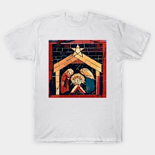 Humble Nativity Mosaic T-Shirt